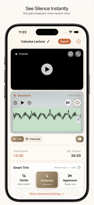 5cut silence trimming editor